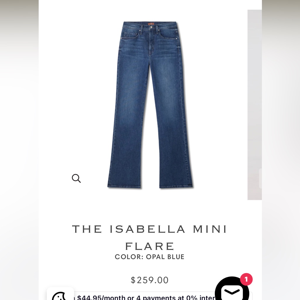 Rudes Denim Jeans Isabella Mini Flare 25